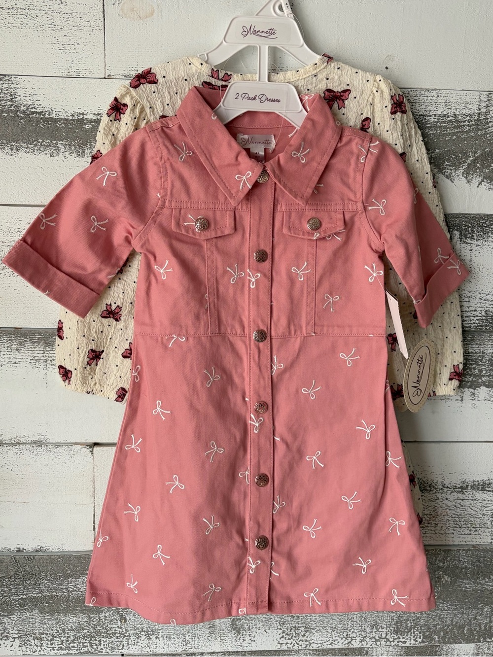 Nanette Girls 2-Pack Dress Set - Size 4T - NWT